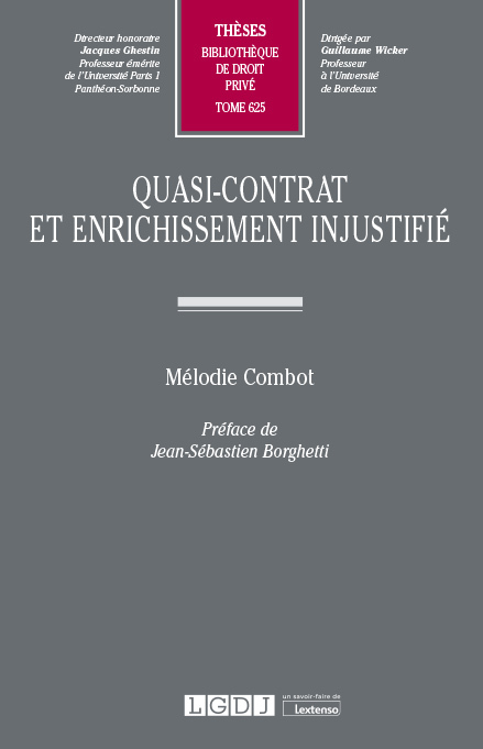 T625 – Quasi-contrat et enrichissement injustifié