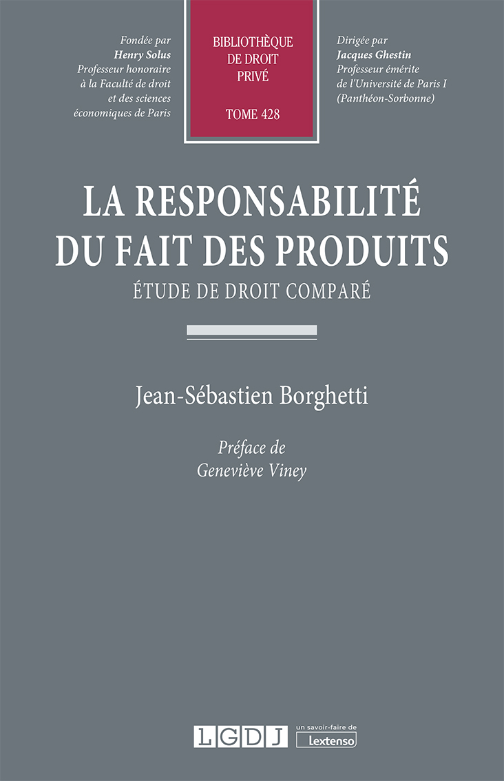 T428 – La responsabilité du fait des produits
