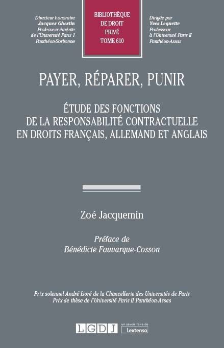 T610 – Payer, réparer, punir