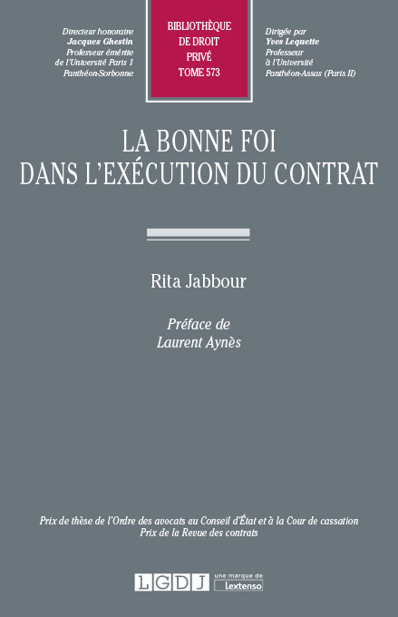 T573 – La bonne foi dans l’exécution du contrat