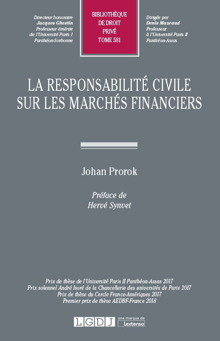 T581 – La responsabilité civile sur les marchés financiers