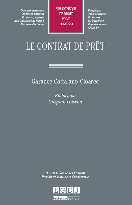 T564 – Le contrat de prêt