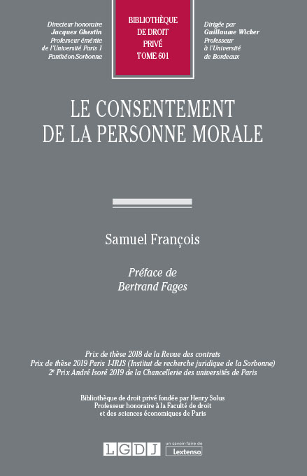 T601 – Le consentement de la personne morale