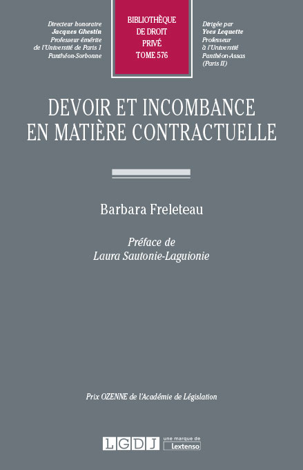 T576 – Devoir et incombance en matière contractuelle