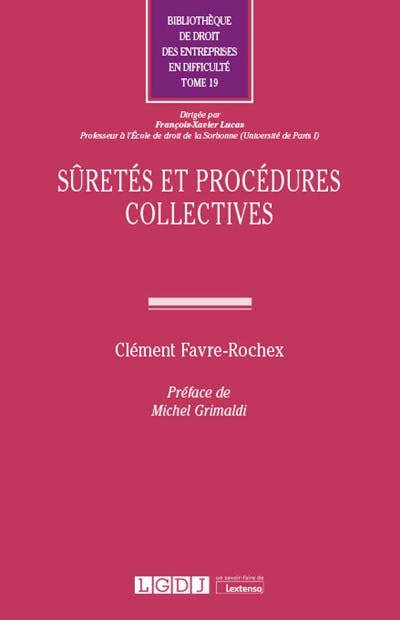 T19 – Sûretés et procédures collectives