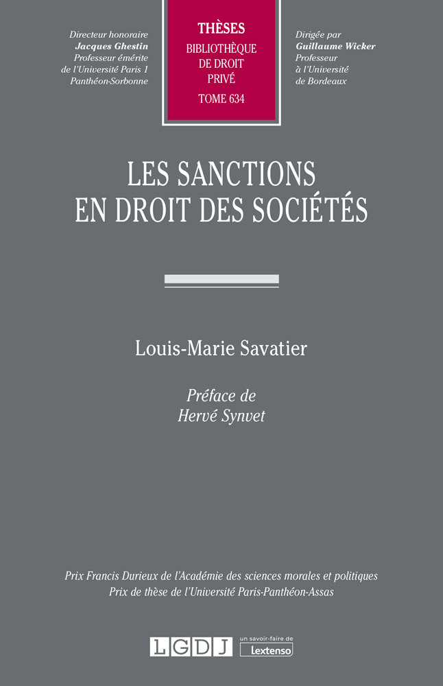 T634 – Les sanctions en droit des sociétés