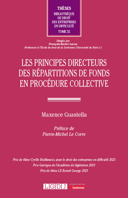 T32 – Les principes directeurs des répartitions de fonds en procédure collective