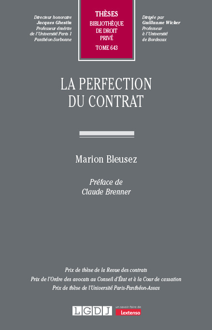 T643 – La perfection du contrat