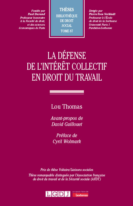 T87 – La défense de l’intérêt collectif en droit du travail