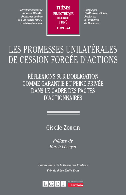 T644 – Les promesses unilatérales de cession forcée d’actions