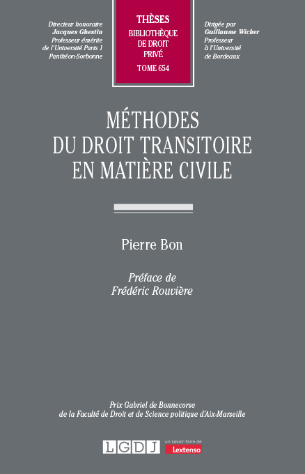 T654 – Méthodes du droit transitoire en matière civile