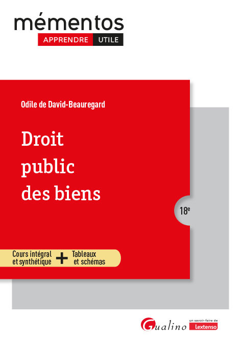 Droit public des biens - 