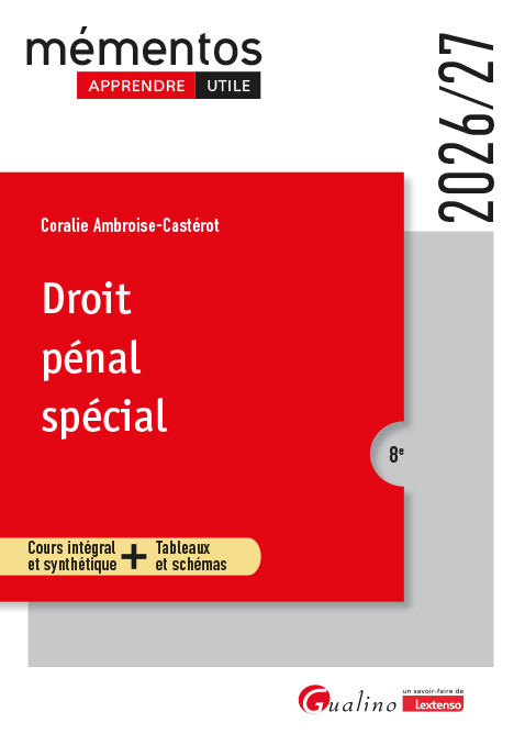 Droit pénal spécial - 