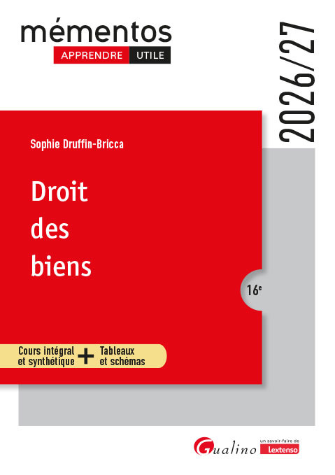Droit des biens - 