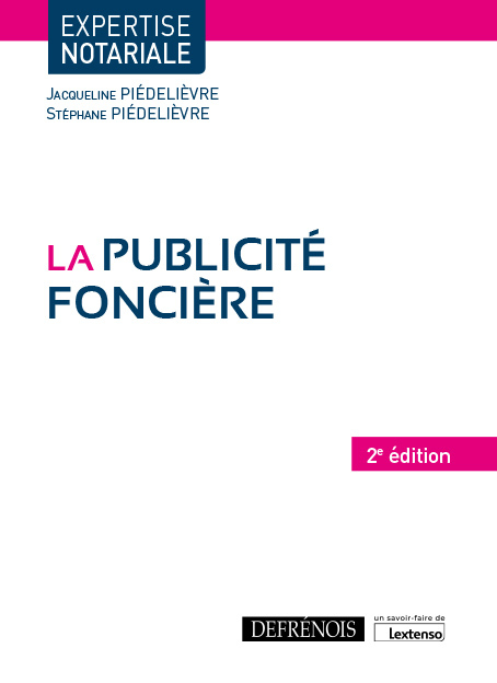 La publicité foncière