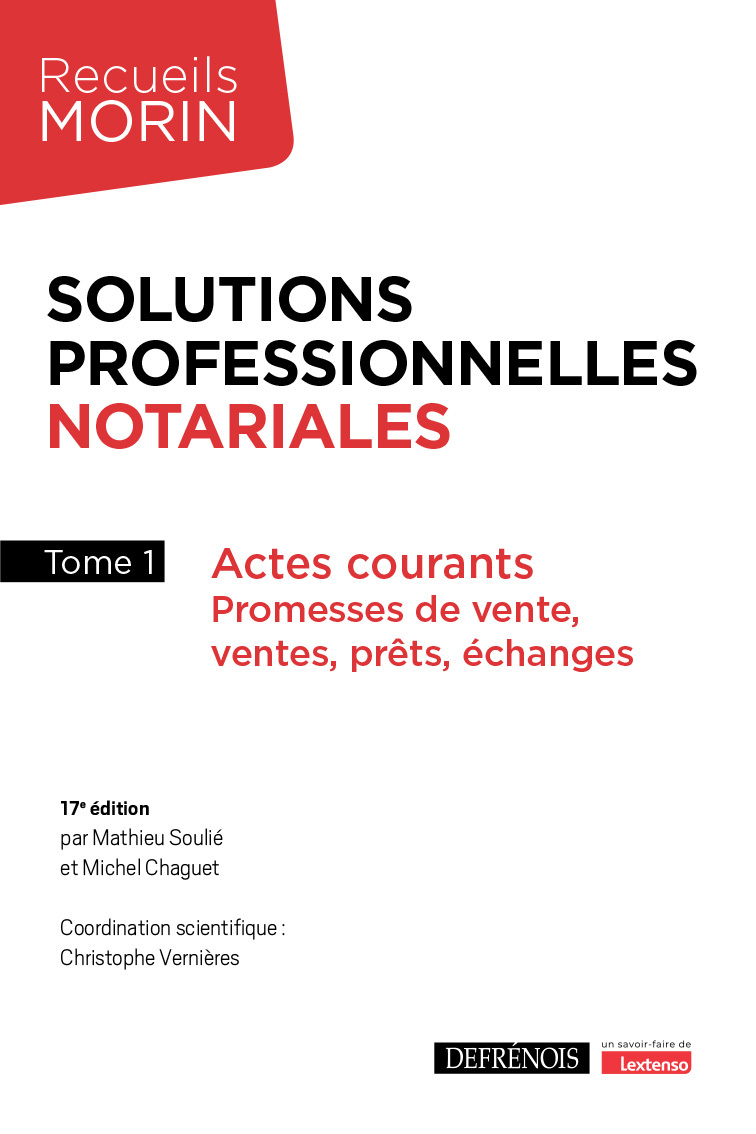 T1 – Solutions professionnelles notariales